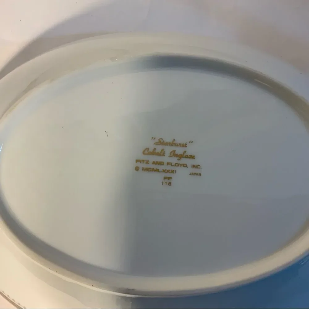 New Ralph Lauren Silk Ribbon Pearl Round vegetable bowl 10” diameter A11